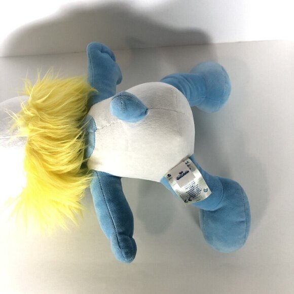 Build A Bear Smurfette Smurf Girl Plush Toy Stuffed Animal Blue White 18" Tall - Picture 4 of 7